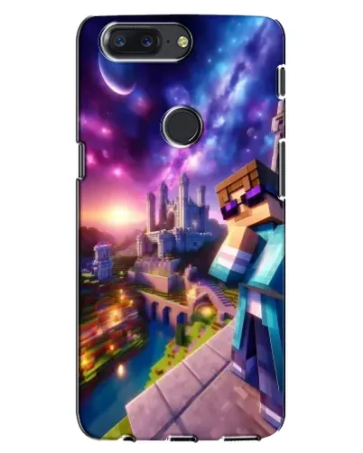 Чехол для OnePlus 5T с картинкой «Стив и космос» Чехол для OnePlus 5T с картинкой «Стив и космос»