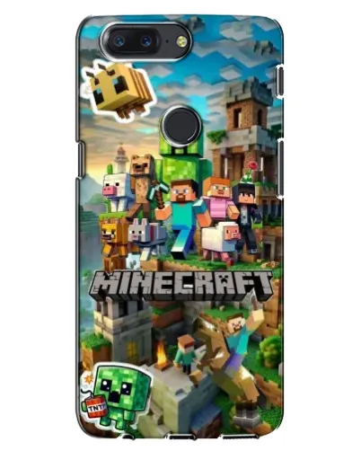 Чехол для OnePlus 5T с картинкой «Замок Minecraft» Чехол для OnePlus 5T с картинкой «Замок Minecraft»