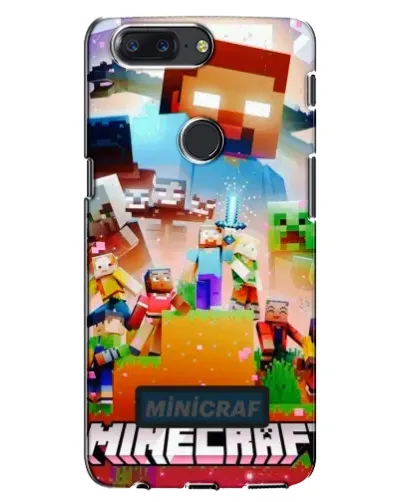 Чехол для OnePlus 5T с картинкой «Minecraft герои игры» Чехол для OnePlus 5T с картинкой «Minecraft герои игры»