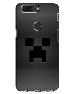Чехол для OnePlus 5T с картинкой «Черный крипер градиент»