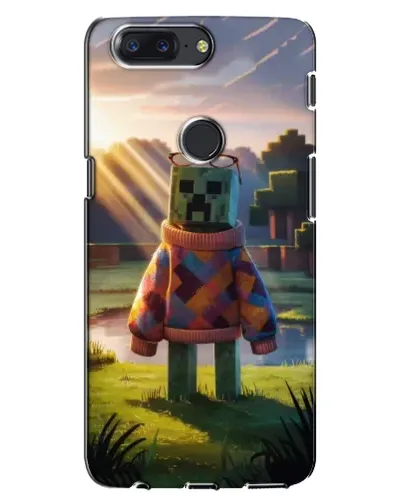Чехол для OnePlus 5T с картинкой «Крипер в свитере» Чехол для OnePlus 5T с картинкой «Крипер в свитере»