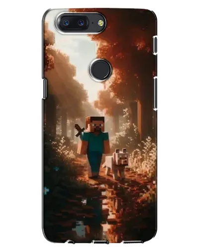 Чехол для OnePlus 5T с картинкой «Стив в лесу» Чехол для OnePlus 5T с картинкой «Стив в лесу»