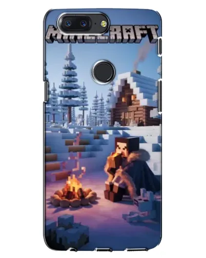 Чехол для OnePlus 5T с картинкой «Зимний Minecraft» Чехол для OnePlus 5T с картинкой «Зимний Minecraft»