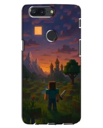 Чехол для OnePlus 5T с картинкой «Стив у башни» Чехол для OnePlus 5T с картинкой «Стив у башни»