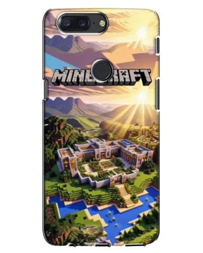 Чехол для OnePlus 5T с картинкой «Minecraft панорама» Чехол для OnePlus 5T с картинкой «Minecraft панорама»