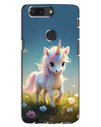 Чехол для OnePlus 5T с картинкой «Единорог на поляне» Чехол для OnePlus 5T с картинкой «Единорог на поляне»