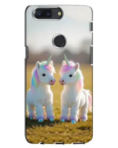 Чехол для OnePlus 5T с картинкой «Пара единорогов» Чехол для OnePlus 5T с картинкой «Пара единорогов»