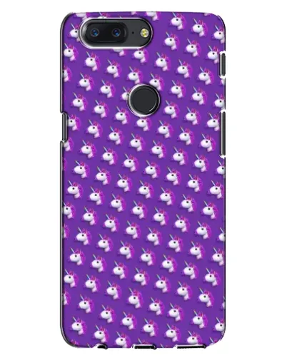 Чехол для OnePlus 5T с картинкой «Единороги на фиолетовом» Чехол для OnePlus 5T с картинкой «Единороги на фиолетовом»