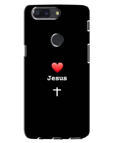 Чехол для OnePlus 5T с картинкой «Сердце - Jesus»