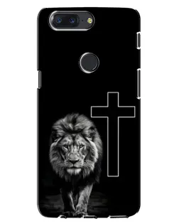 Чехол для OnePlus 5T с картинкой «Лев и Крест» Чехол для OnePlus 5T с картинкой «Лев и Крест»