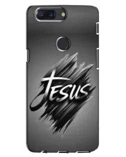 Чехол для OnePlus 5T с картинкой «Надпись Jesus Graffiti»
