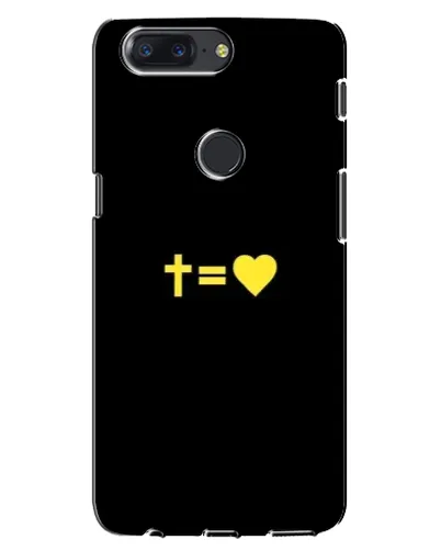 Чехол для OnePlus 5T с картинкой «Сердце и Крест»