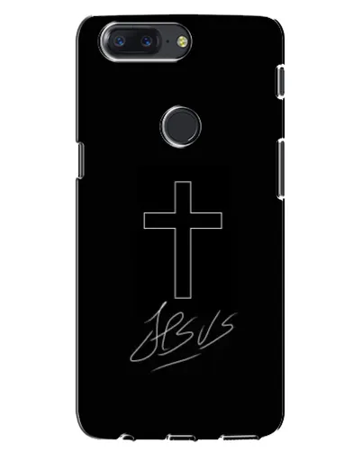 Чехол для OnePlus 5T с картинкой «Графический крест Jesus» Чехол для OnePlus 5T с картинкой «Графический крест Jesus»