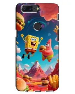 Чехол для OnePlus 5T с картинкой «Космический фастфуд»