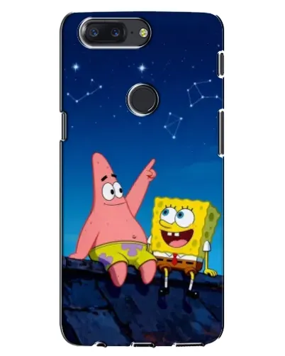 Чехол для OnePlus 5T с картинкой «Губка Боб и Патрик ночью» Чехол для OnePlus 5T с картинкой «Губка Боб и Патрик ночью»
