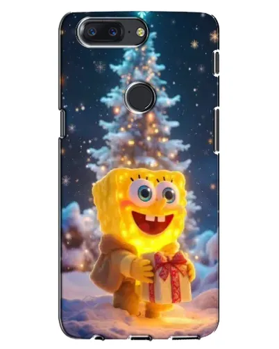 Чехол для OnePlus 5T с картинкой «Рождественский Спанч Боб» Чехол для OnePlus 5T с картинкой «Рождественский Спанч Боб»