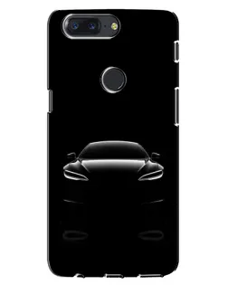 Чохол для OnePlus 5T з картинкою «Силует Tesla Night»