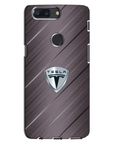 Чохол для OnePlus 5T з картинкою «Металева текстура Tesla»