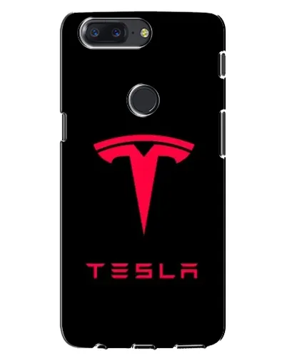 Чохол для OnePlus 5T з картинкою «Tesla Red Logo»