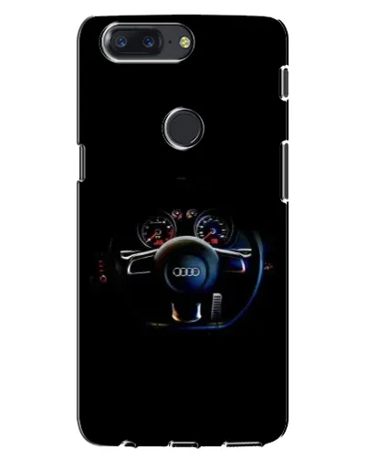 Чохол для OnePlus 5T з картинкою «Салон Audi — кермо»
