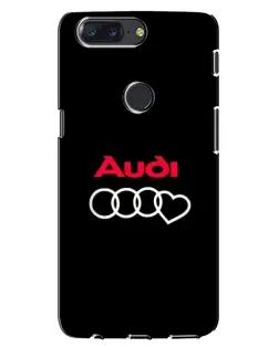 Чохол для OnePlus 5T з картинкою «Логотип Audi Heart»