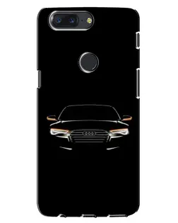 Чохол для OnePlus 5T з картинкою «Audi — нічний контур»
