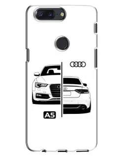 Чохол для OnePlus 5T з картинкою «Audi — контрастний дизайн»