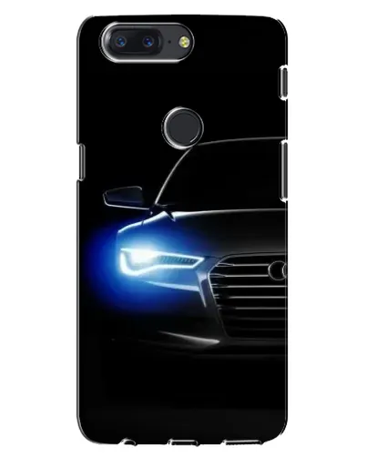 Чохол для OnePlus 5T з картинкою «Неоновий погляд Audi»