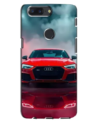 Чохол для OnePlus 5T з картинкою «Audi RS — червоний стиль»