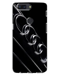 Чохол для OnePlus 5T з картинкою «Audi — абстрактні кільця»