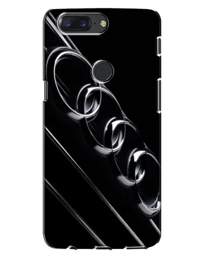 Чохол для OnePlus 5T з картинкою «Audi — абстрактні кільця»