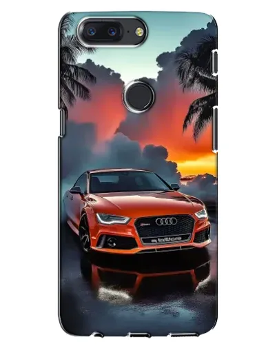 Чохол для OnePlus 5T з картинкою «Audi — захід сонця»