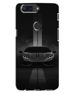 Чохол для OnePlus 5T з картинкою «Lamborghini симетрія доріг»