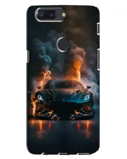 Чохол для OnePlus 5T з картинкою «Lamborghini димна естетика»
