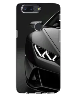 Чохол для OnePlus 5T з картинкою «Lamborghini фари деталізація»