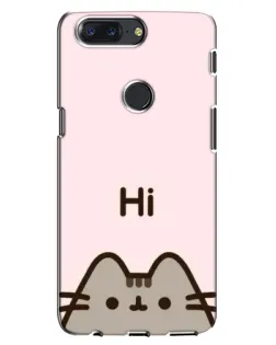 Чохол для OnePlus 5T з картинкою «Пушин каже Hi» Чохол для OnePlus 5T з картинкою «Пушин каже Hi»