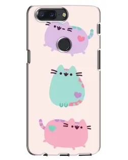 Чохол для OnePlus 5T з картинкою «Pusheen тріо» Чохол для OnePlus 5T з картинкою «Pusheen тріо»