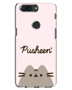 Чохол для OnePlus 5T з картинкою «Pusheen логотип» Чохол для OnePlus 5T з картинкою «Pusheen логотип»