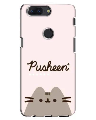 Чохол для OnePlus 5T з картинкою «Pusheen логотип»