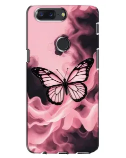 Чехол для OnePlus 5T с картинкой «Бабочка в дыму» Чехол для OnePlus 5T с картинкой «Бабочка в дыму»