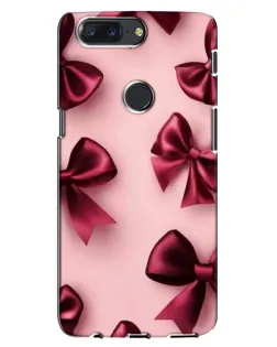 Чехол для OnePlus 5T с картинкой «Бордовый атлас»