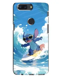 Чехол для OnePlus 5T с картинкой «Стич на волне» Чехол для OnePlus 5T с картинкой «Стич на волне»