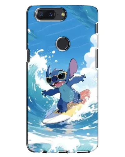 Чехол для OnePlus 5T с картинкой «Стич на волне»