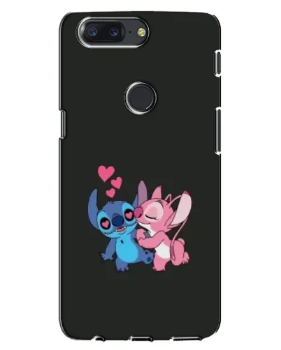 Чехол для OnePlus 5T с картинкой «Анжел целует Стича»