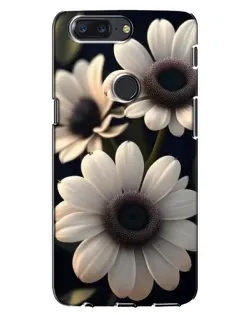 Чехол для OnePlus 5T с картинкой «Белые маргаритки макро» Чехол для OnePlus 5T с картинкой «Белые маргаритки макро»