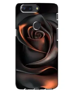 Чехол для OnePlus 5T с картинкой «Шелковая черная роза» Чехол для OnePlus 5T с картинкой «Шелковая черная роза»