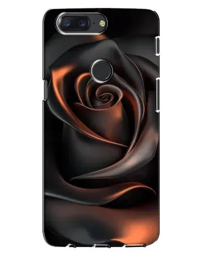 Чехол для OnePlus 5T с картинкой «Шелковая черная роза»