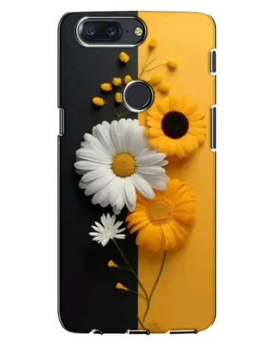 Чехол для OnePlus 5T с картинкой «Подсолнух и ромашка»
