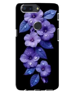 Чехол для OnePlus 5T с картинкой «Фиолетовые цветы с росою» Чехол для OnePlus 5T с картинкой «Фиолетовые цветы с росою»