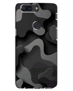 Чехол для OnePlus 5T с картинкой «Темный абстрактный камуфляж» Чехол для OnePlus 5T с картинкой «Темный абстрактный камуфляж»